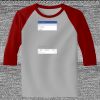 Raglan 3/4 Roundneck Shirt (Gray Body) Thumbnail