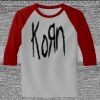 Raglan 3/4 Roundneck Shirt (Gray Body) Thumbnail