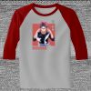 Raglan 3/4 Roundneck Shirt (Gray Body) Thumbnail
