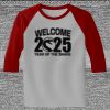 Raglan 3/4 Roundneck Shirt (Gray Body) Thumbnail