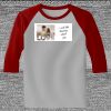 Raglan 3/4 Roundneck Shirt (Gray Body) Thumbnail