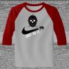 Raglan 3/4 Roundneck Shirt (Gray Body) Thumbnail