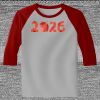 Raglan 3/4 Roundneck Shirt (Gray Body) Thumbnail