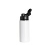 600ml Aluminun Bottle with Black Portable Lid Thumbnail