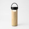 Bamboo Tumbler with Portable Black Lid Thumbnail