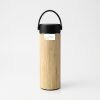Bamboo Tumbler with Portable Black Lid Thumbnail