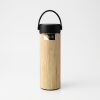 Bamboo Tumbler with Portable Black Lid Thumbnail