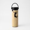 Bamboo Tumbler with Portable Black Lid Thumbnail