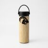 Bamboo Tumbler with Portable Black Lid Thumbnail