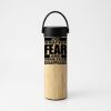 Bamboo Tumbler with Portable Black Lid Thumbnail